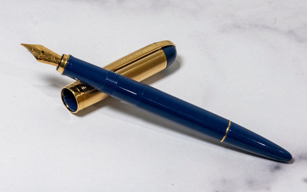 Wahl Eversharp Skyline FP Navy Blue - The iconic SKYLINE created by Henry Dreyfus in 1939