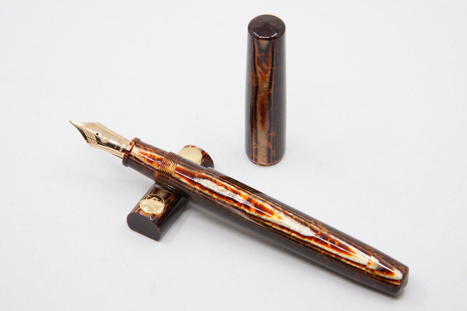 ASC Bologna Extra Minimalist Arco Bronze Celluloid Limited Edition 50 Pens