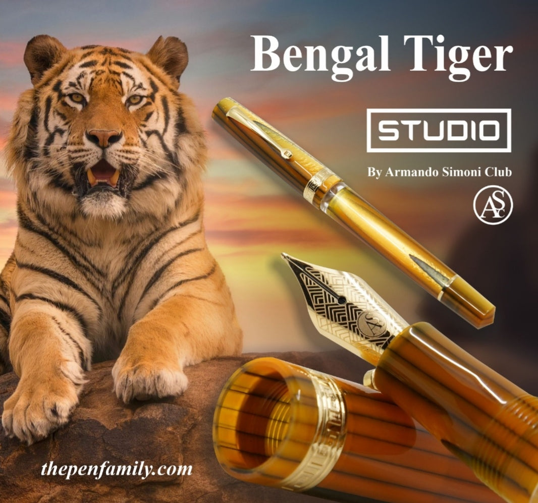 Armando Simoni Club Bengal Tiger - Gold Nib 14K