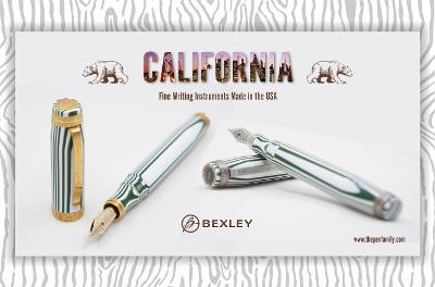 NEW! Bexley California Silver Trim Limited Edition of 50 Pens